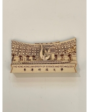 HKUST Wooden Magnet - The Piazza